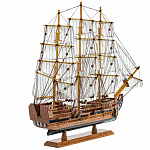 Декоративная модель деревянного парусника With The low варинант исполнения - 2 | Loft Concept в Екатеринбурге