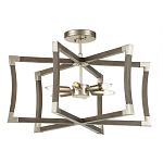 Подвесной светильник в форме фонаря серый Gray Eco Lantern варинант исполнения - 2 | Loft Concept в Екатеринбурге