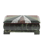 Шкатулка для денег с мозаикой из натуральных камней Stone Casket варинант исполнения - 2 | Loft Concept в Екатеринбурге