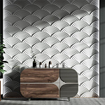 Гипсовая 3D Панель Aura варинант исполнения - 2 | Loft Concept в Екатеринбурге