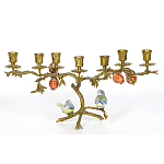 Бронзовый подсвечник на 7 свечей Eden Garden варинант исполнения - 4 | Loft Concept в Екатеринбурге