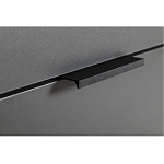 Комод цвета графит с 3-мя ящиками Strict Lines  варинант исполнения - 4 | Loft Concept в Екатеринбурге