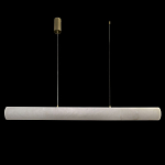 Подвесной светильник линейный цилиндрической формы из натурального алебастра Alabaster Geometry варинант исполнения - 2 | Loft Concept в Екатеринбурге