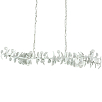 Линейная люстра White Eucalyptus Branches Lighting Chandelier варинант исполнения - 1 | Loft Concept в Екатеринбурге