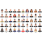 The Lives of 50 Fashion Legends варинант исполнения - 3 | Loft Concept в Екатеринбурге