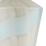 Настольная лампа стеклянная с тканевым абажуром Edges варинант исполнения - 1 | Loft Concept в Екатеринбурге