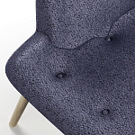 Мебельная ткань Шенилл синий цвет 138 см T4-33 варинант исполнения - 3 | Loft Concept в Екатеринбурге