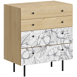 Комод с принтом на ящиках Elise Chest of Drawers варинант исполнения - 14 | Loft Concept в Екатеринбурге