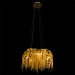 Люстра подвесная круглая с изогнутыми металлическими дугами и ниспадающими цепочками 65 см Atlantis Chain варинант исполнения - 5 | Loft Concept в Екатеринбурге