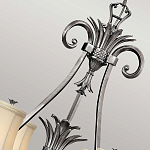 Люстра с 7-ю кремовыми текстильными абажурами Hinkley варинант исполнения - 4 | Loft Concept в Екатеринбурге