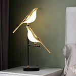 Настольная лампа с 2-мя плафонами в виде птичек Flight of Light варинант исполнения - 1 | Loft Concept в Екатеринбурге