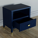 Прикроватная тумбочка с полкой Elsa Dreams Blue варинант исполнения - 2 | Loft Concept в Екатеринбурге