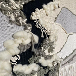 Панно ручная работа Черно-Белый Природный Орнамент  варинант исполнения - 3 | Loft Concept в Екатеринбурге