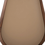 Комод округлой формы с тремя ящиками Walnut and Leather варинант исполнения - 5 | Loft Concept в Екатеринбурге