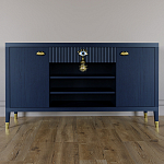 Комод-буфет Elsa Dreams Blue с открытыми полками   варинант исполнения - 5 | Loft Concept в Екатеринбурге