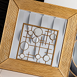 Зеркало квадратное в фактурной раме Pattern варинант исполнения - 5 | Loft Concept в Екатеринбурге