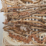 Большая Абстрактное Панно из веток и нитей Dryad Wall Art варинант исполнения - 5 | Loft Concept в Екатеринбурге