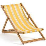 Шезлонг из акации и ткани Argentina варинант исполнения - 3 | Loft Concept в Екатеринбурге