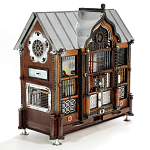 Декоративная антикварная клетка Wise Raven варинант исполнения - 2 | Loft Concept в Екатеринбурге