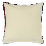 Чехол на подушку с рисунком серо-синего цвета Elan Textured варинант исполнения - 2 | Loft Concept в Екатеринбурге