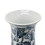 Ваза с классическим узором шинуазри синего цвета Blue & White Ornament  варинант исполнения - 2 | Loft Concept в Екатеринбурге
