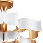 Люстра фигурная в сочетании белого и золотого цвета Shapes Inspired by Nature варинант исполнения - 1 | Loft Concept в Екатеринбурге