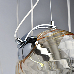 Люстра каскадная с 9-ю разноцветными стеклянными плафонами Kaleido варинант исполнения - 8 | Loft Concept в Екатеринбурге