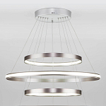 Люстра Light Ring Vertical Silver 5 колец серебро варинант исполнения - 4 | Loft Concept в Екатеринбурге