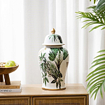 Ваза из фарфора с ручной росписью Leopard Collection  варинант исполнения - 4 | Loft Concept в Екатеринбурге