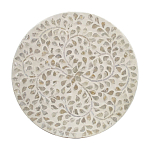 Приставной столик с рисунком из раковин устриц Bone Inlay варинант исполнения - 4 | Loft Concept в Екатеринбурге