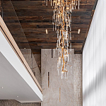 Люстра большая с прозрачными подвесками в форме капель Droplet Chandelier варинант исполнения - 2 | Loft Concept в Екатеринбурге