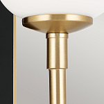  Бра с прямоугольным черным основанием и белым матовым цилиндрическим плафоном Kichler варинант исполнения - 11 | Loft Concept в Екатеринбурге