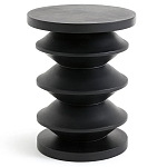 Фигурный приставной столик черного цвета AMORPHOUS варинант исполнения - 1 | Loft Concept в Екатеринбурге