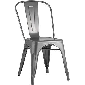 Стул Tolix Серебристый металл