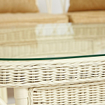 Комплект уличной мебели из ротанга Clara белый варинант исполнения - 11 | Loft Concept в Екатеринбурге