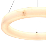 Люстра круглая с цельным каменным корпусом Unbreakable Stone варинант исполнения - 7 | Loft Concept в Екатеринбурге