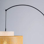 Торшер с декоративным поясом из плетеного бамбука Biuloggicu варинант исполнения - 3 | Loft Concept в Екатеринбурге