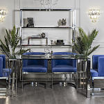 Стол обеденный металлический Weightlessness варинант исполнения - 4 | Loft Concept в Екатеринбурге