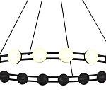 Люстра кольцевая с круглыми светодиодными источниками света Maxine Light варинант исполнения - 5 | Loft Concept в Екатеринбурге