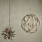 Люстра круглая в виде веток деревьев Natural Driftwood варинант исполнения - 4 | Loft Concept в Екатеринбурге