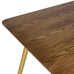 Обеденный стол на металлических ножках Casey Brass Dining Table варинант исполнения - 5 | Loft Concept в Екатеринбурге