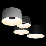 Потолочный светильник с 4-мя цилиндрическими абажурами белого серого и черного цвета Urban Dome варинант исполнения - 4 | Loft Concept в Екатеринбурге