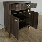 Комод Elsa Dreams Walnut Двухстворчатый  варинант исполнения - 1 | Loft Concept в Екатеринбурге