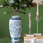 Ваза с синим цветочным орнаментом Blue & White Ornament  варинант исполнения - 5 | Loft Concept в Екатеринбурге