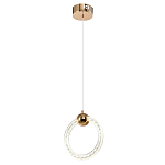 Подвесной светильник светодиодный в форме кольца Lighting Rings Gold варинант исполнения - 1 | Loft Concept в Екатеринбурге