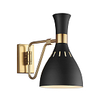 Бра с плафоном в форме песочных часов с узкими перфорированными отверстиями Feiss варинант исполнения - 1 | Loft Concept в Екатеринбурге