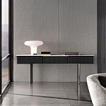 Консоль чёрная с позолоченной центральной частью Beyond Console варинант исполнения - 3 | Loft Concept в Екатеринбурге