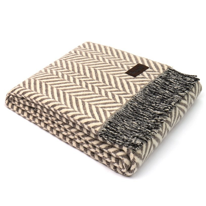 Плед PALLADIO 0001 Marzotto Бежевый в Екатеринбурге | Loft Concept 