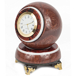 Часы настольные в виде шара из натурального камня Ball Stone Clock варинант исполнения - 4 | Loft Concept в Екатеринбурге