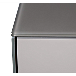 Комод со стеклянной столешницей и с выдвижными ящиками Minimalist Accent варинант исполнения - 5 | Loft Concept в Екатеринбурге